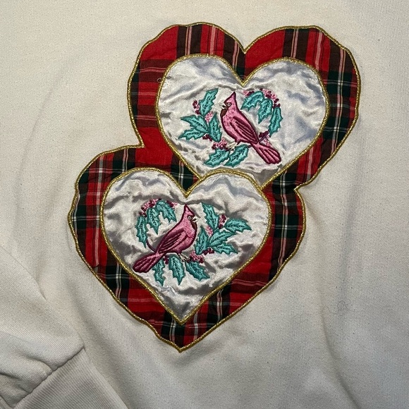 Vintage K-mart Women’s Christmas Cardinal Sweatshirt Small NutCracker - Picture 2 of 3